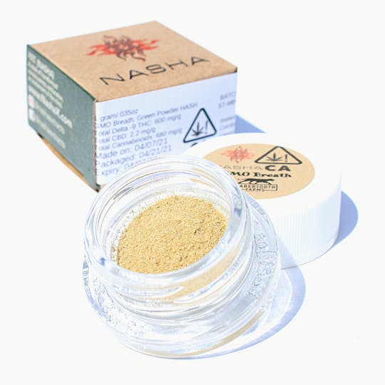 NASHA - GMO Breath Green Powder Hash - 1