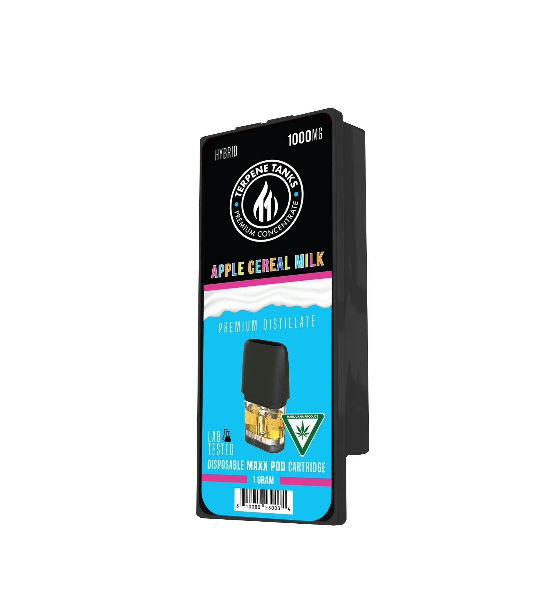Terpene Tanks - Terpene Tanks Apple Cereal Milk MAXX Pod 1g - 1