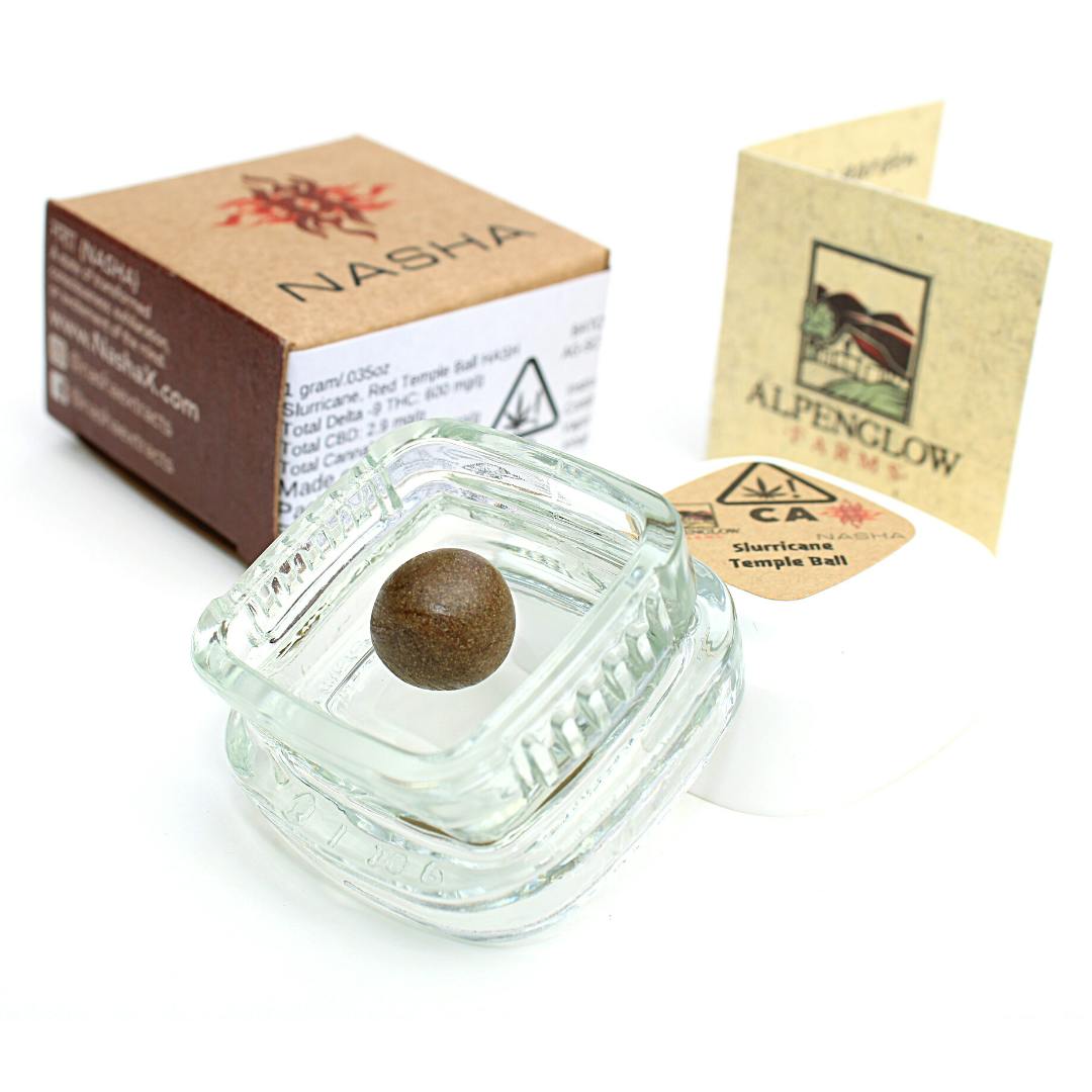 NASHA - Slurricane Red Temple Ball Hash - 1