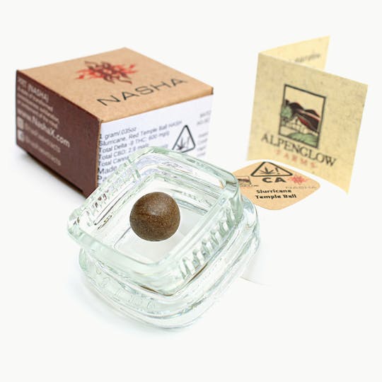 NASHA - Slurricane Red Temple Ball Hash - 1