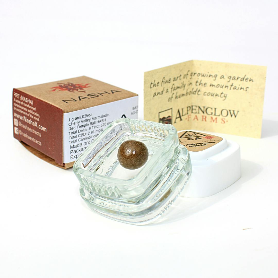 NASHA - Cherry Valley Marmalade Red Temple Ball Hash - 1