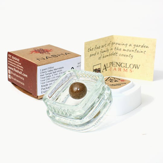 NASHA - Cherry Valley Marmalade Red Temple Ball Hash - 1