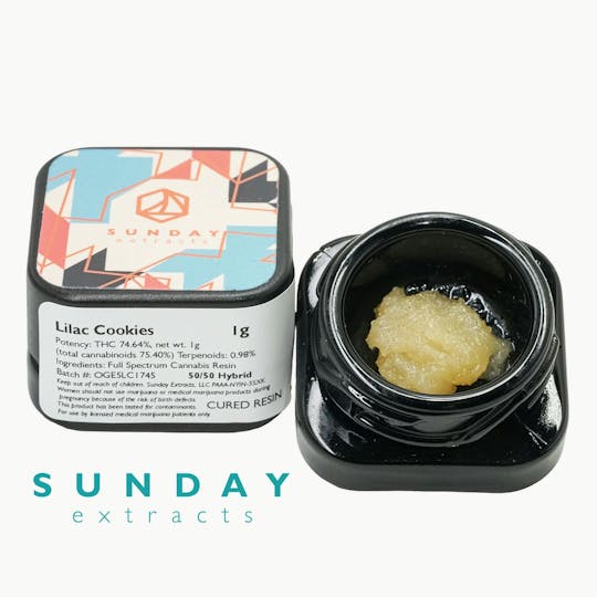 Sunday Extracts - 1g Concentrate Lilac Cookies - 1