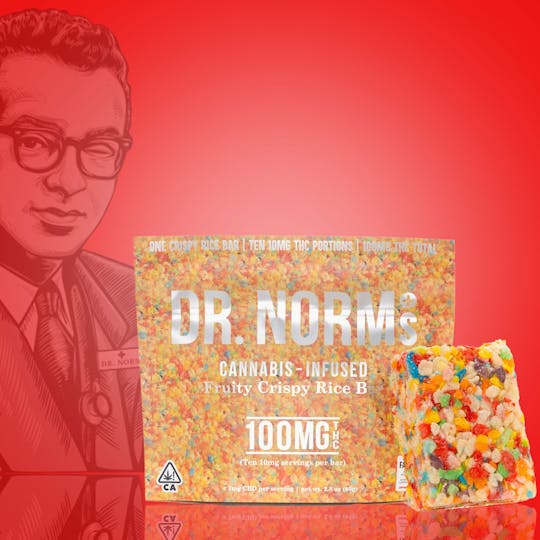 Dr. Norm's - Fruity Crispy Rice Bar 100mg - 1