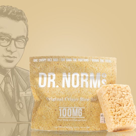 Dr. Norm's - Original Crispy Rice Bar 100mg - 1