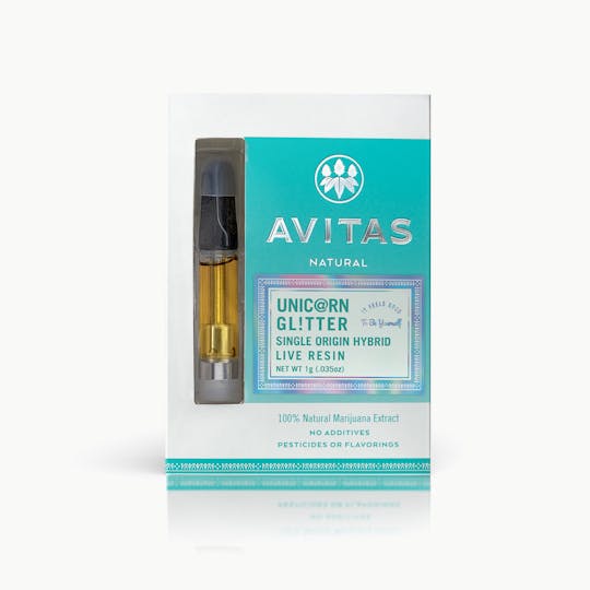 Avitas - Unicorn Glitter Live Resin Cartridge 1g - 1