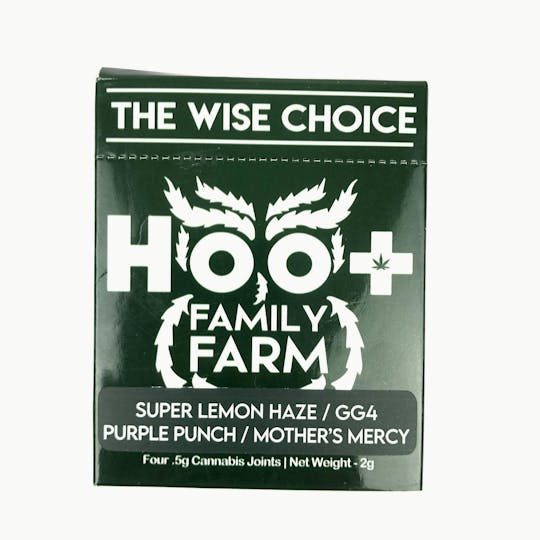 Indico - Hoot Family Farms .5g Pre-Roll Pack #1 - 1