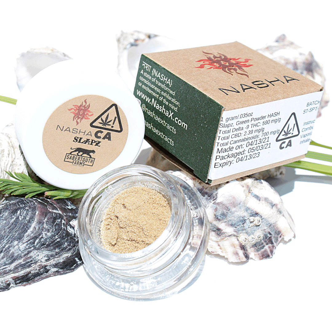 NASHA - Slapz Green Powder Hash - 1