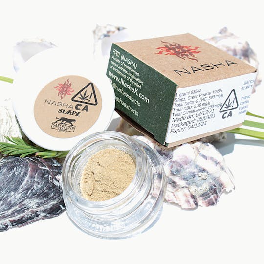NASHA - Slapz Green Powder Hash - 1