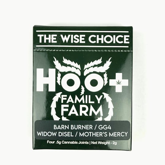 Indico - Hoot Family Farms .5g Pre-Roll Pack #3 - 1