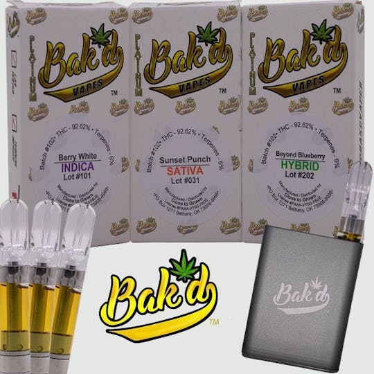 Bak'd - Goji OG-1000mg Bak'd Platinum Cartridge - 1