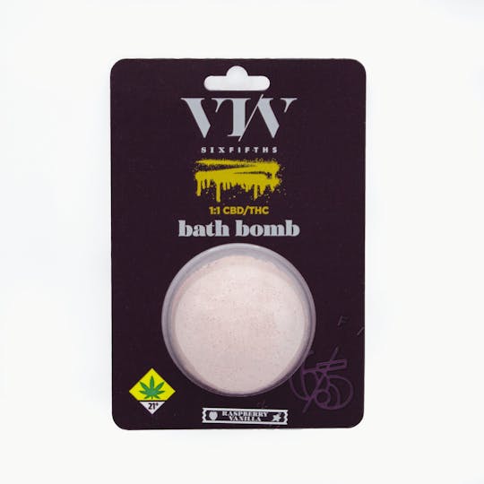 Six Fifths - 1:1 Raspberry Vanilla Bath Bomb - 1