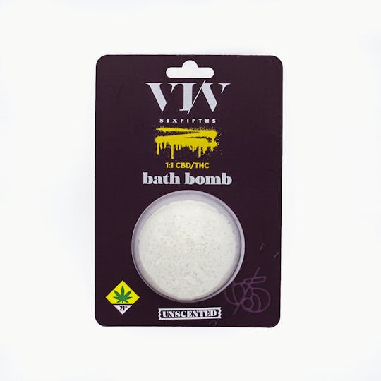 Six Fifths - 1:1 Unscented Bath Bomb - 1