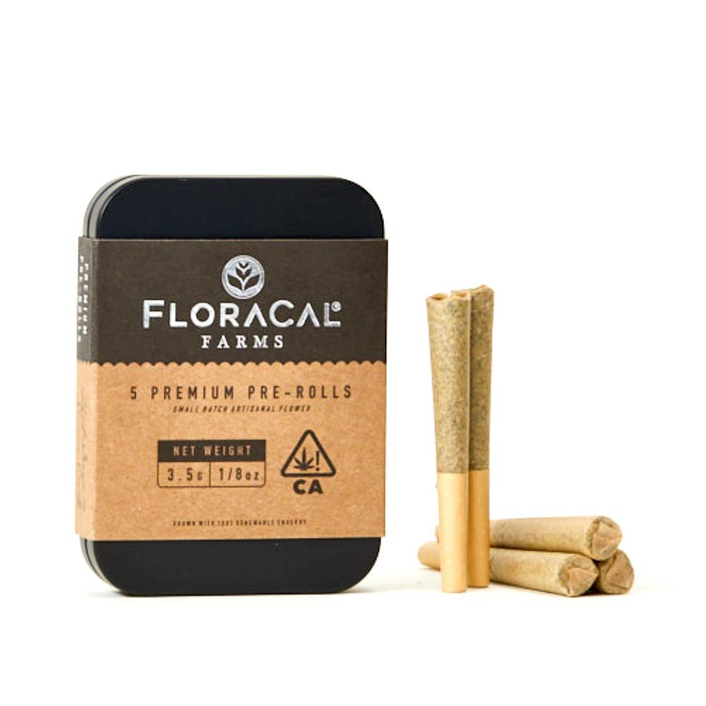 FloraCal Farms - Slurricrasher Pre-Rolls | 5 Pack [3.5g] - 1