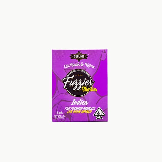 Sublime - Fuzzie Shorties - 3.5g (5 Pack) (Indica) - 1