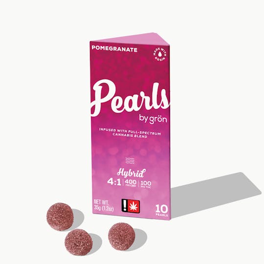 Grön Edibles - Grön 4:1 Pomegranate Pearls – Hybrid - 1