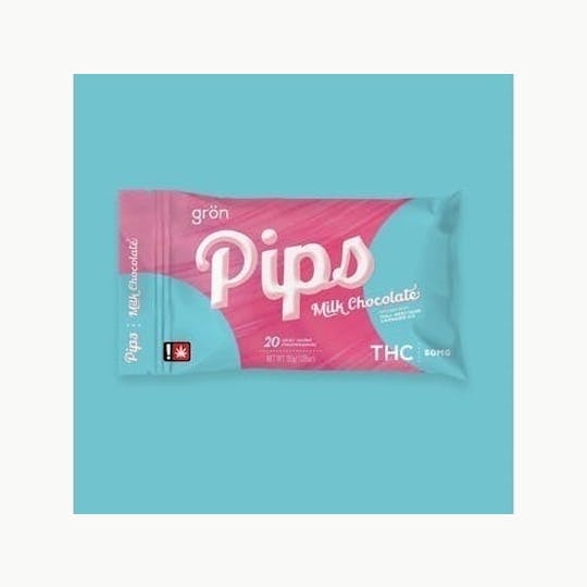 Grön Edibles - Grön THC Milk Chocolate Pips - 1