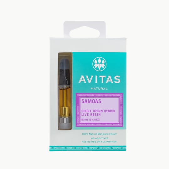 Avitas - Samoas Live Resin Cartridge 1g - 1