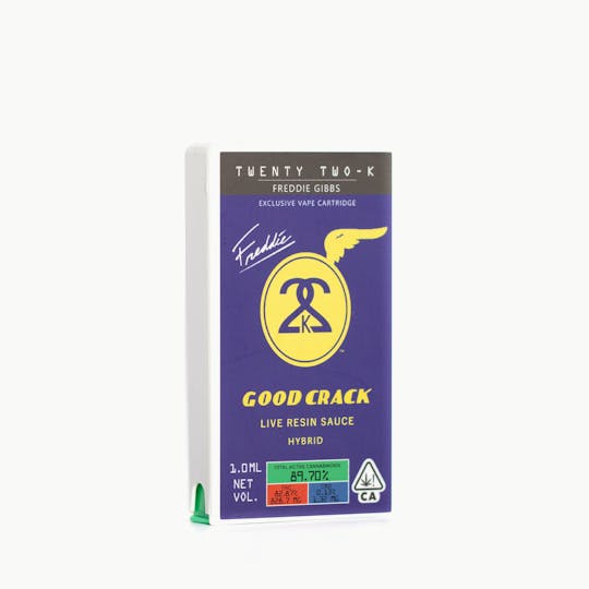 Twenty Two K / 22k - 22K x Freddie Gibbs Colab - Good Crack - Live Resin - Cartridge - 1