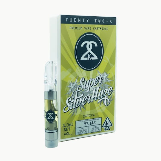 Twenty Two K / 22k - 22K - Super Silver Haze - Cartridge - 1.0ml - 1