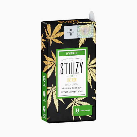 STIIIZY - Vape Cartridge - SPACE GLUE .5G Live Resin Pod - STIIIZY - 1