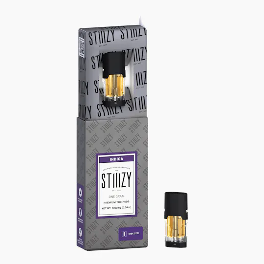 STIIIZY - Vape - BISCOTTI - PREMIUM THC POD 1G - IL - 1
