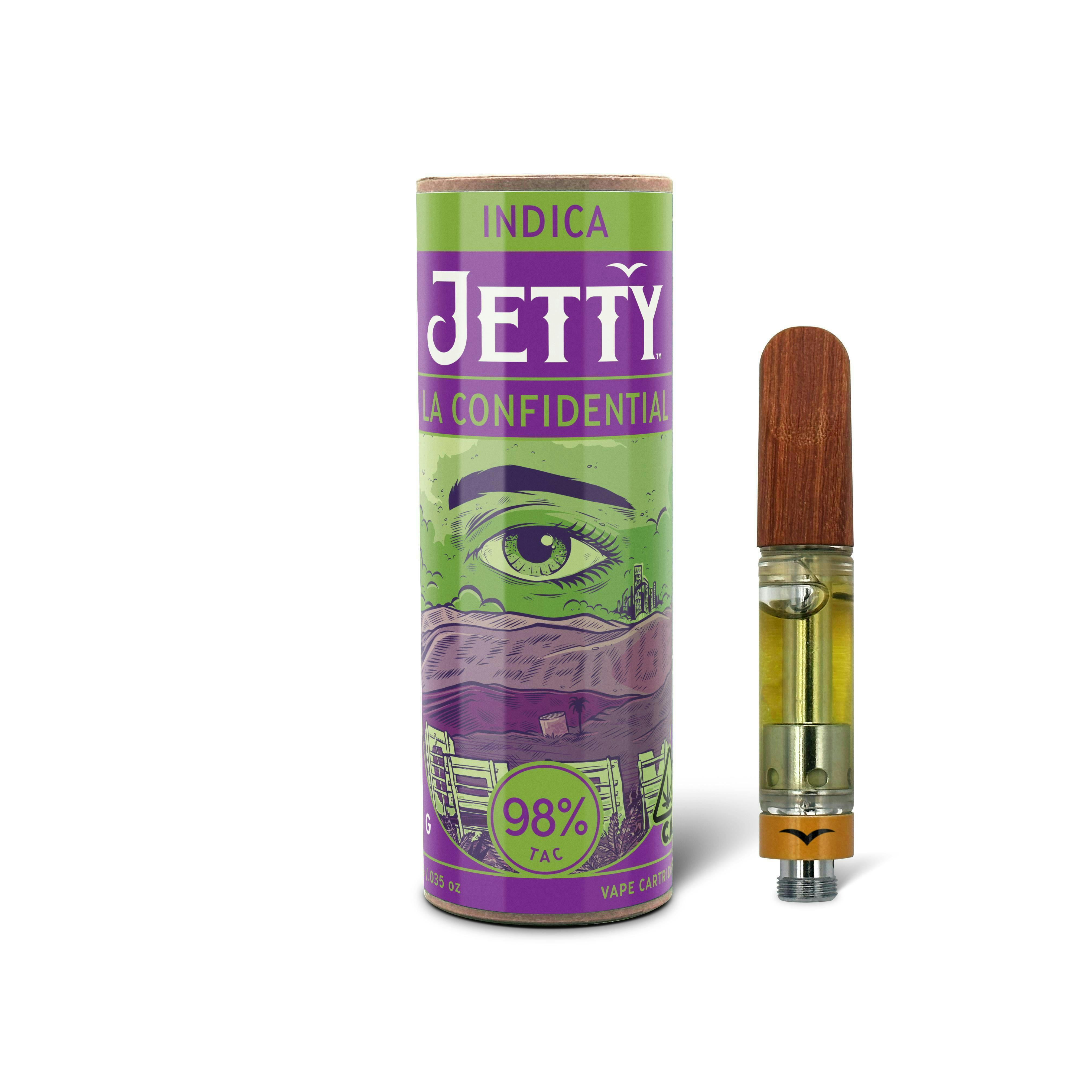 Jetty Extracts - Jetty Extracts | LA Confidential | Distillate Cartridge | 1g - 1