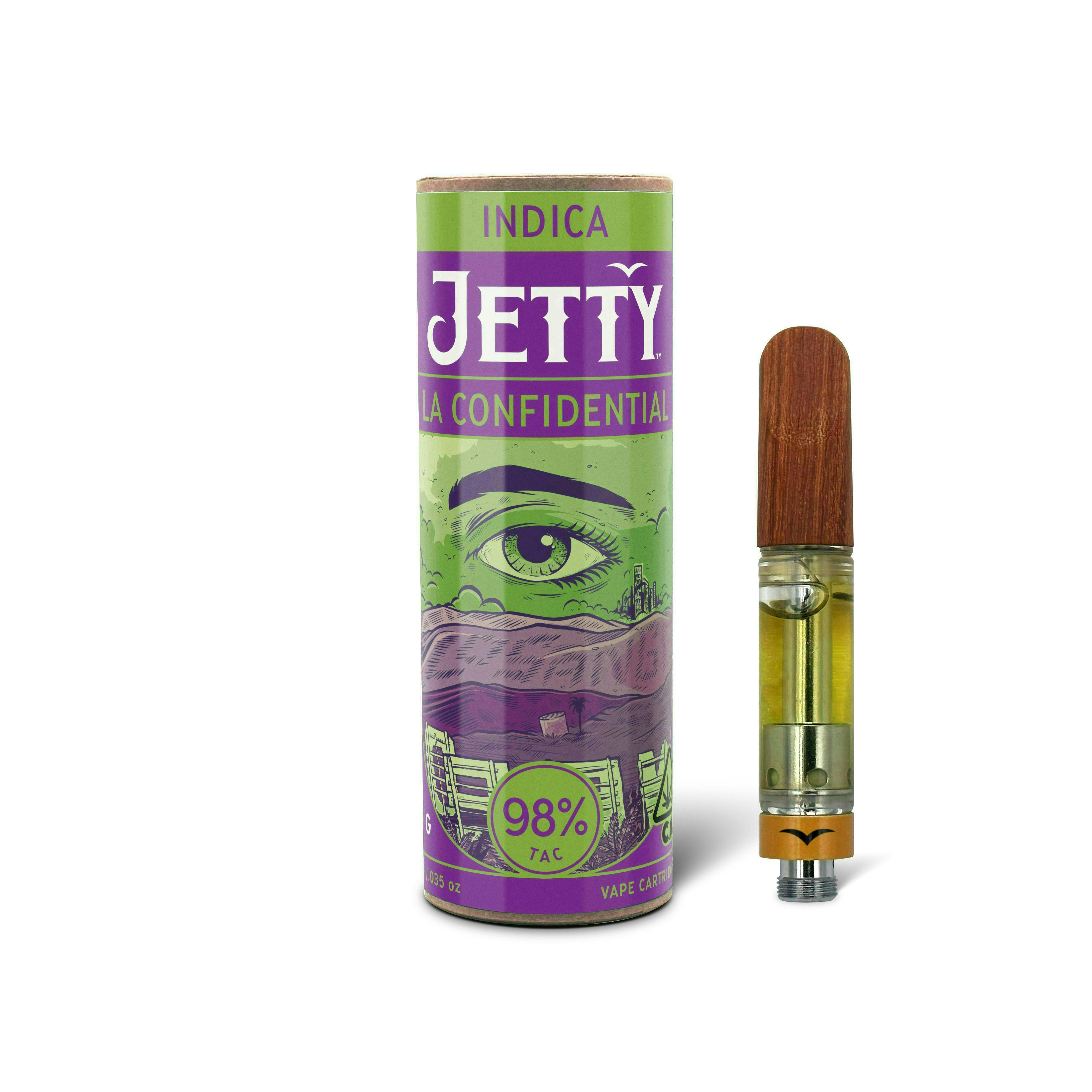 Jetty Extracts - LA Confidential | Distillate Cartridge | 1g - 1