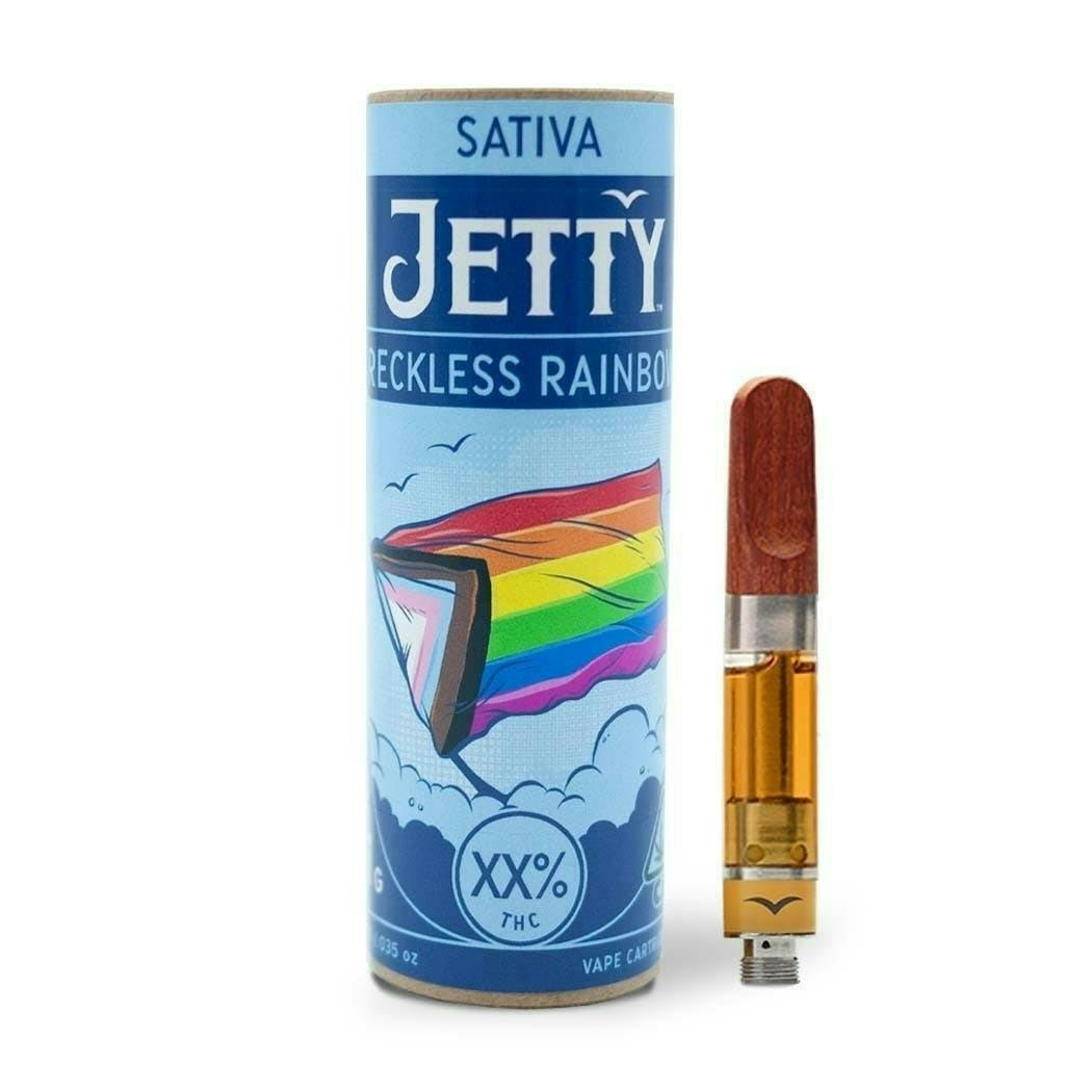 Jetty Extracts - Jetty Extracts | Reckles Rainbow | Distillate Cartridge | 1g - 1