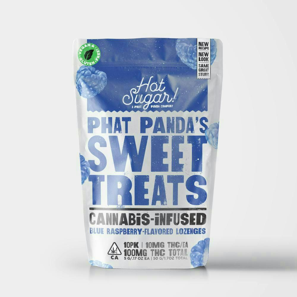 Hot Sugar! - Hot Sugar! | Sweet Treats | Blue Raspberry Mints | 100mg | 10ct | 10mg/ea - 1