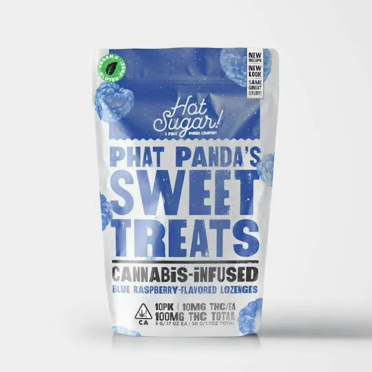 Hot Sugar! - Hot Sugar! | Sweet Treats | Blue Raspberry Mints | 100mg | 10ct | 10mg/ea - 1