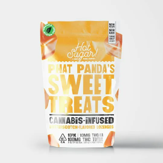 Hot Sugar! - Hot Sugar! | Sweet Treats | Butterscotch Edibles | 100mg | 10ct | 10mg/ea - 1