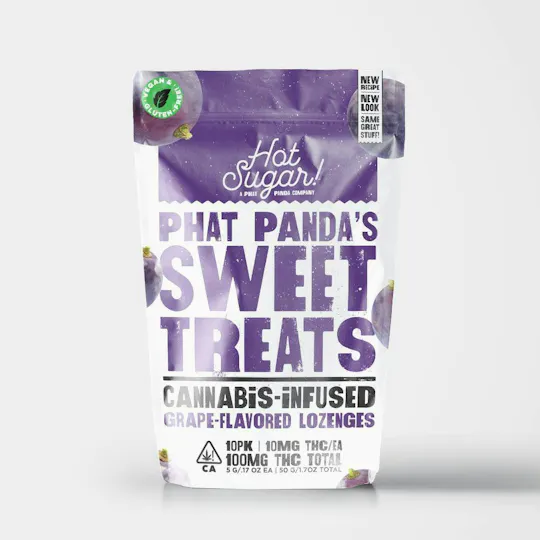 Hot Sugar! - Hot Sugar! | Sweet Treats | Grape Edibles | 100mg | 10ct | 10mg/ea - 1