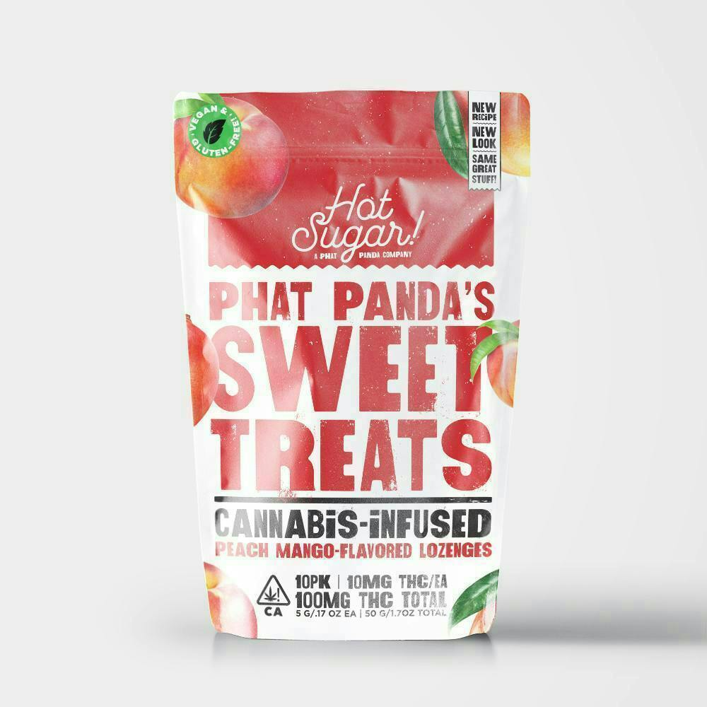 Hot Sugar! - Hot Sugar! | Sweet Treats | Peach Mango Mints | 100mg | 10ct | 10mg/ea - 1