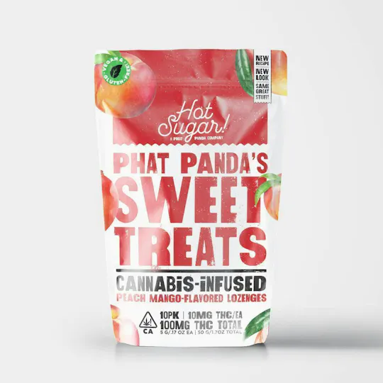 Hot Sugar! - Hot Sugar! | Sweet Treats | Peach Mango Mints | 100mg | 10ct | 10mg/ea - 1