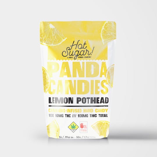Hot Sugar! - Lemon Panda Candies (100mg) - 1