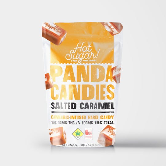 Hot Sugar! - Salted Caramel Panda Candies (100mg) - 1