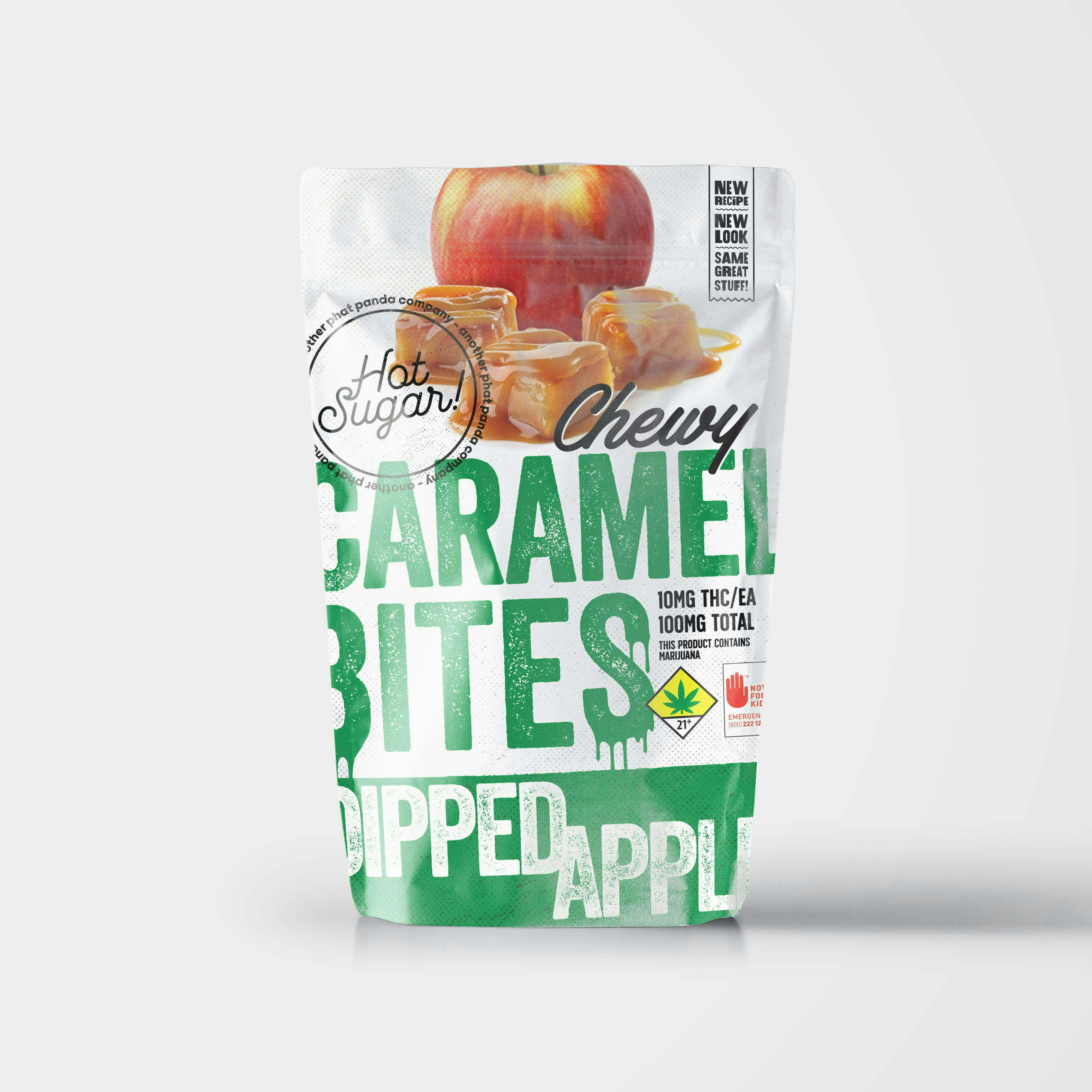 Hot Sugar! - Hot Sugar! | Bites | Dipped Apple Caramel Edibles | 100mg | 10ct | 10mg/ea - 1