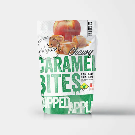 Hot Sugar! - Hot Sugar! | Bites | Dipped Apple Caramel Edibles | 100mg | 10ct | 10mg/ea - 1