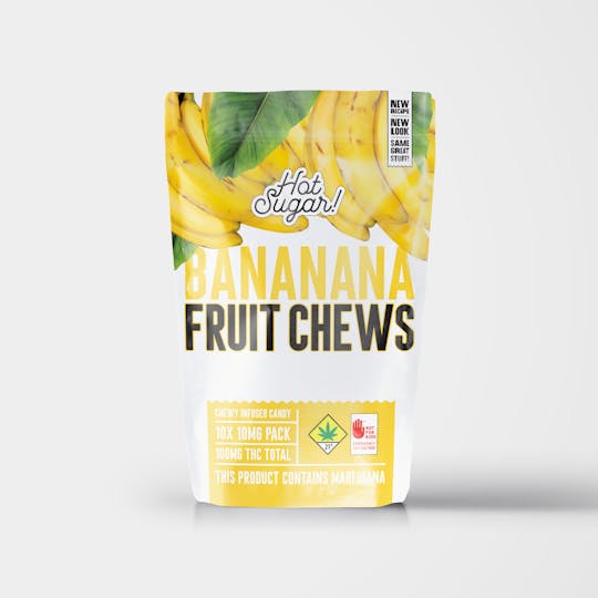 Hot Sugar! - Bananana Fruit Chews (100mg) - 1