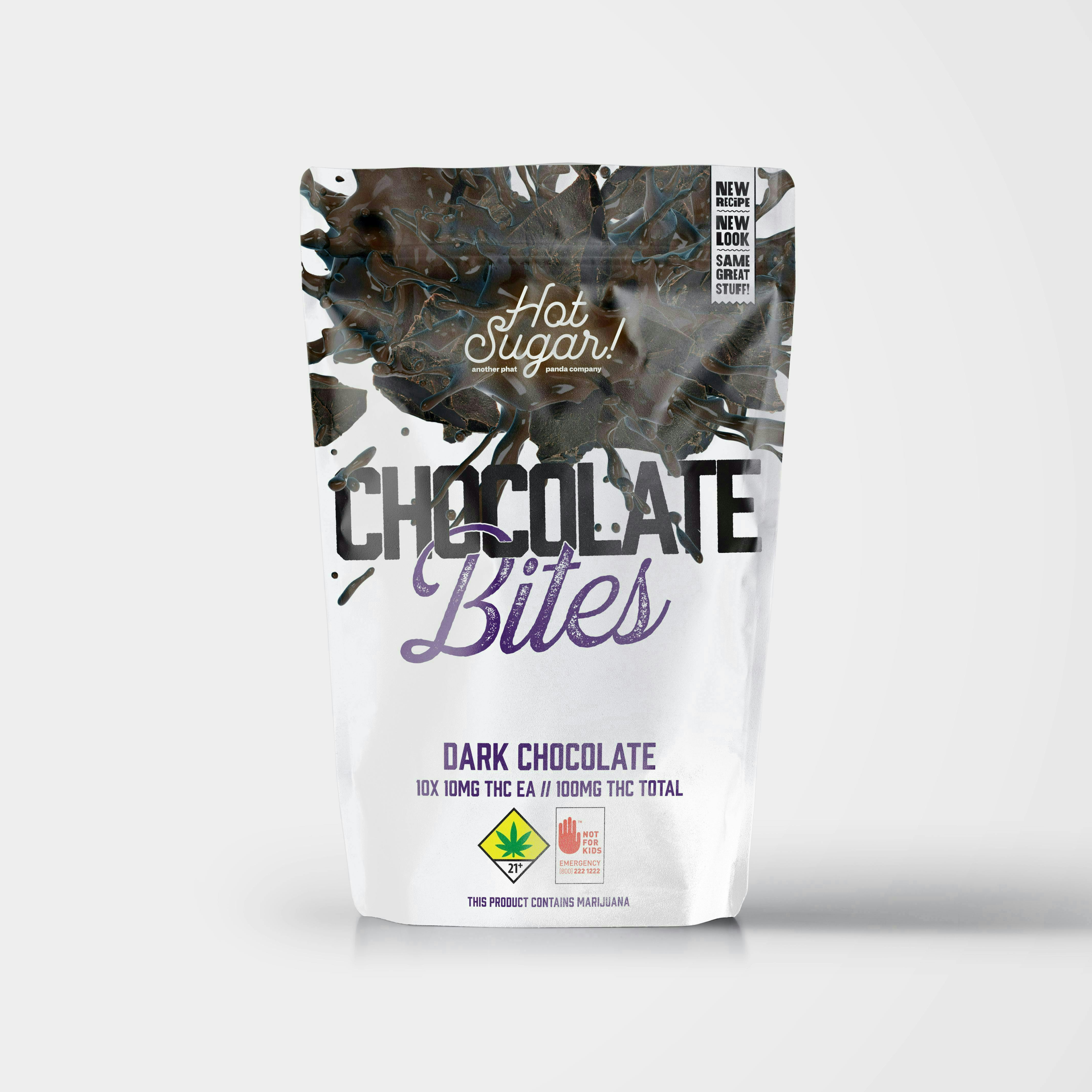 Hot Sugar! - Hot Sugar! | Bites | Dark Chocolate Chocolates | 100mg | 10ct | 10mg/ea - 1