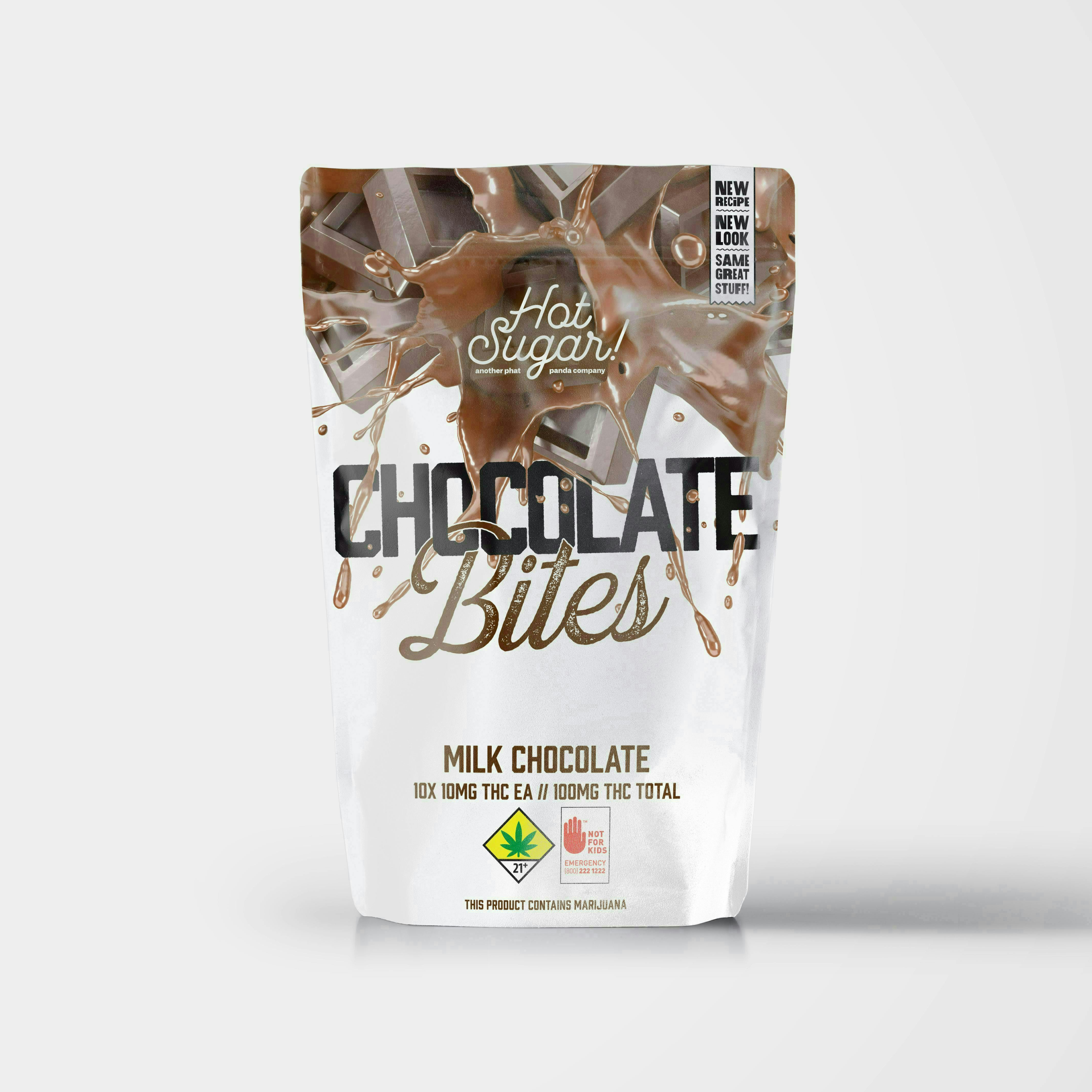 Hot Sugar! - Bites | Milk Chocolate Chocolates | 100mg | 10ct | 10mg/ea - 1