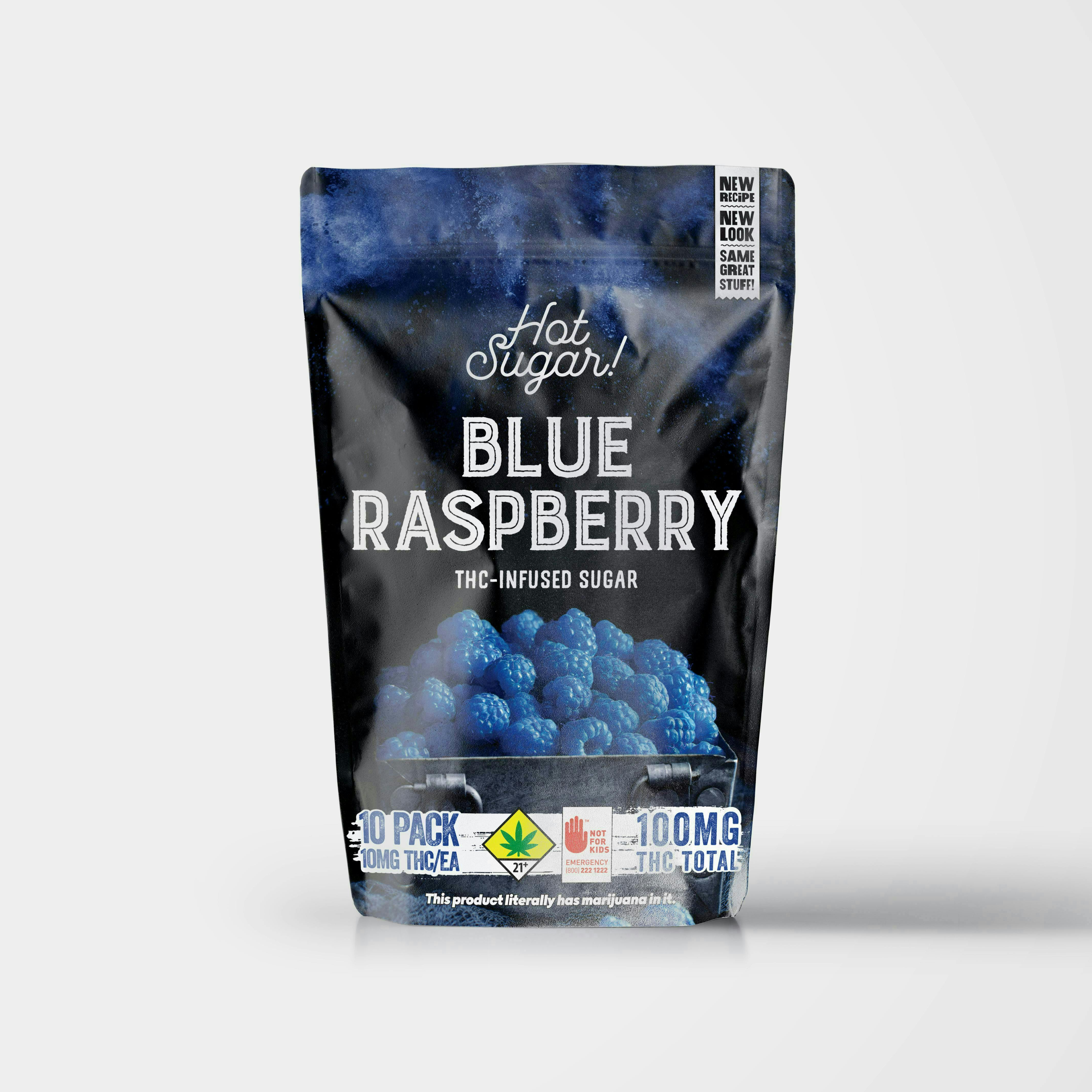 Hot Sugar! - Hot Sugar! | Infused Sugar | Blue Raspberry Cooking | 100mg | 10ct| 10mg/ea - 1