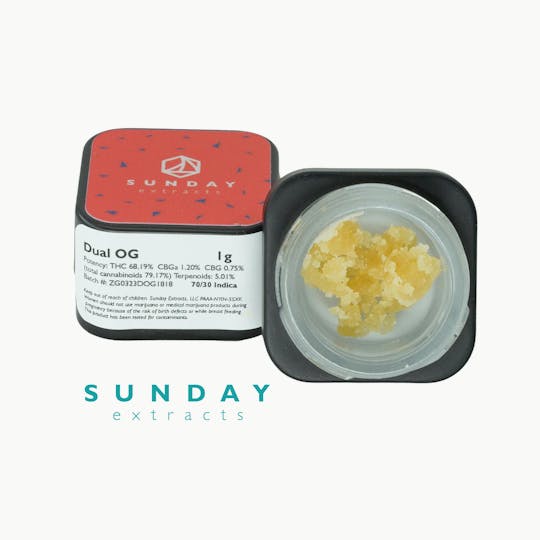 Sunday Extracts - 1g Concentrate Dual OG - 1