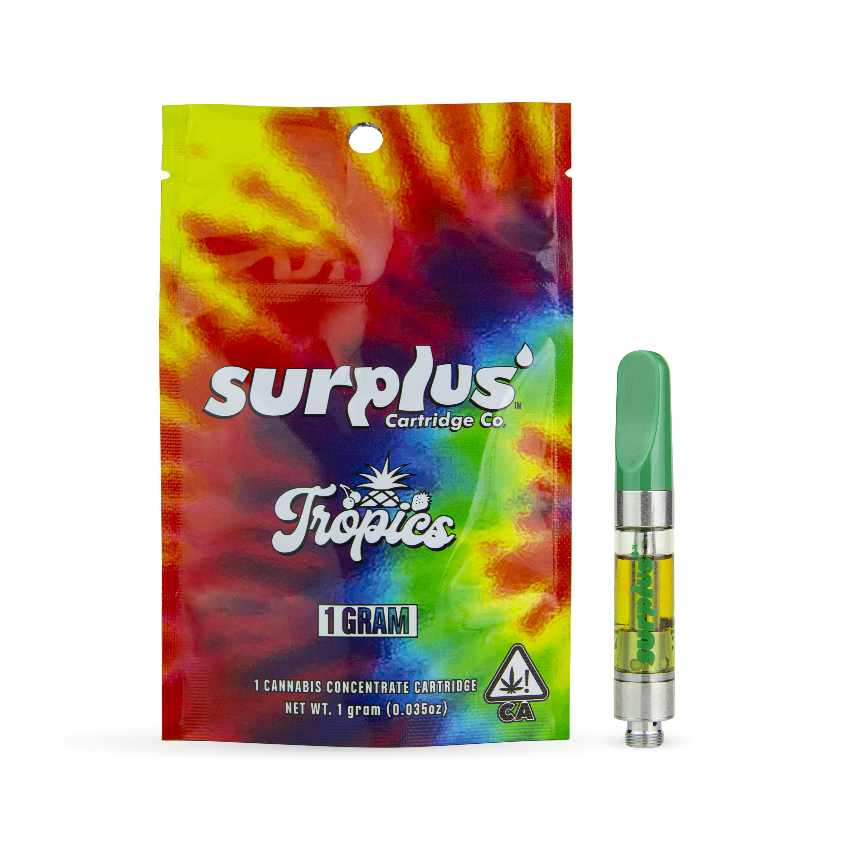 Surplus Cartridge Co. - Kiwi Blast Tropics - 1g Cartridge - 1
