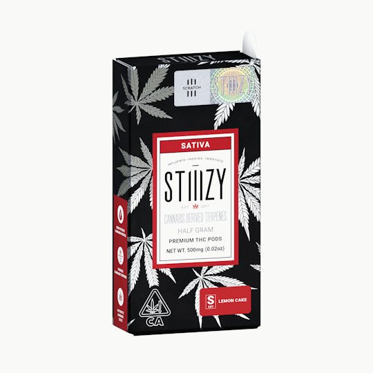 STIIIZY - Vape Cartridge - LEMON CAKE .5G CDT Pod - STIIIZY - 1