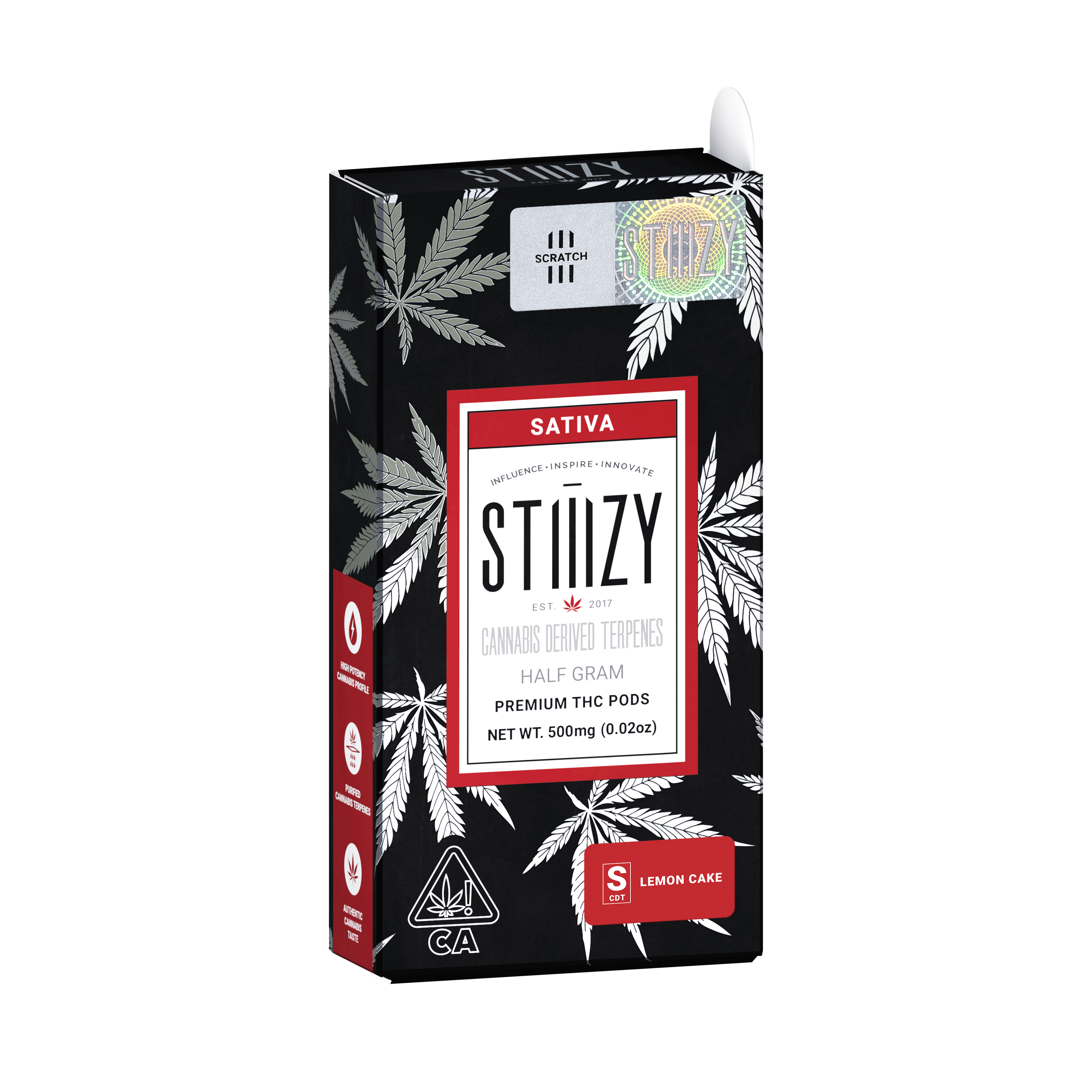 STIIIZY - Vape Cartridge - LEMON CAKE .5G CDT Pod - STIIIZY - 1