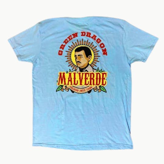 Green Dragon - Blue Malverde Shirt (Medium) - 1