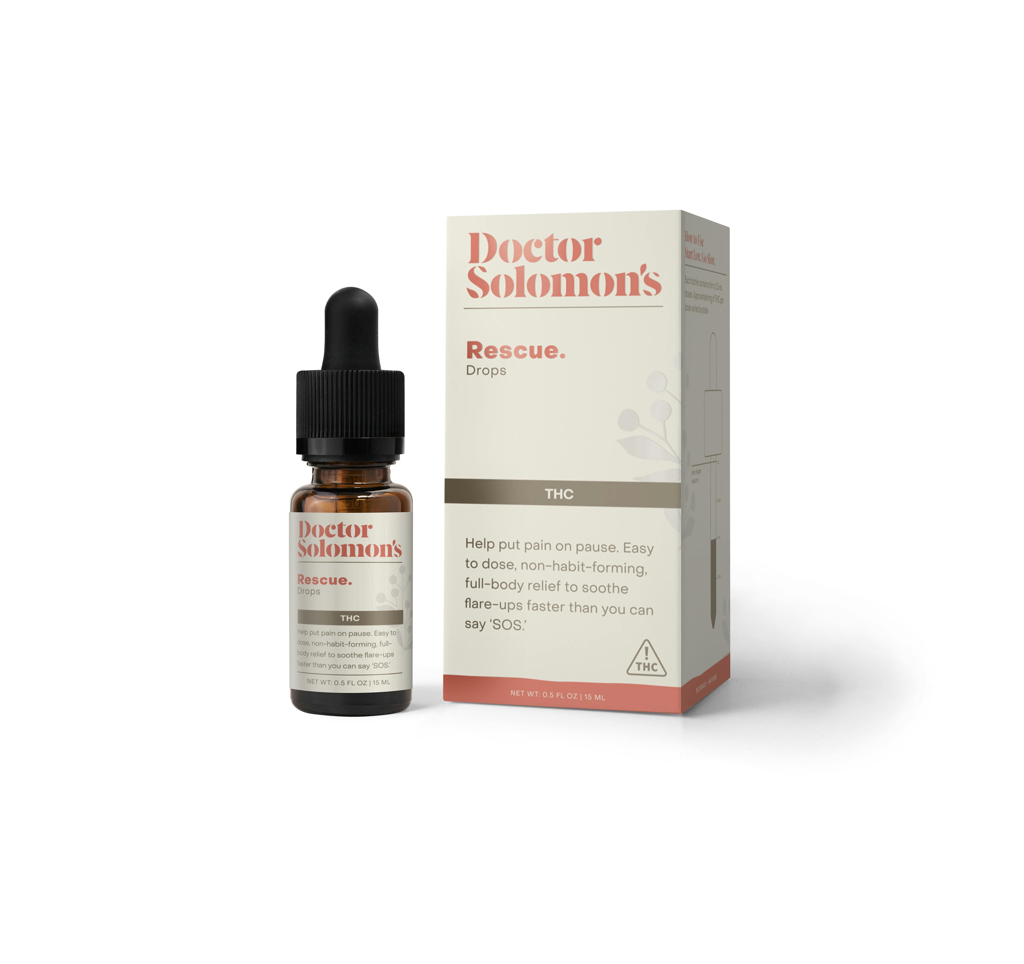 Doctor Solomon's - Doctor Solomon's Rescue THC Rich Drops 400mg THC - 1