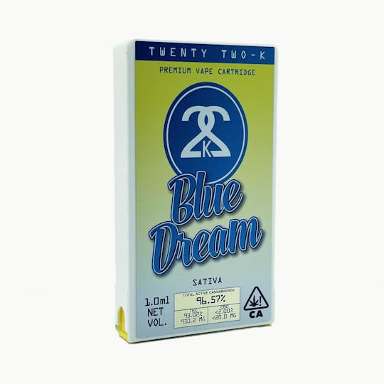 Twenty Two K / 22k - 22K - Blue Dream - Cartridge - 1.0ml - 1